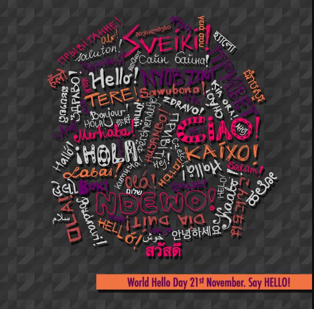 World Hello Day Images