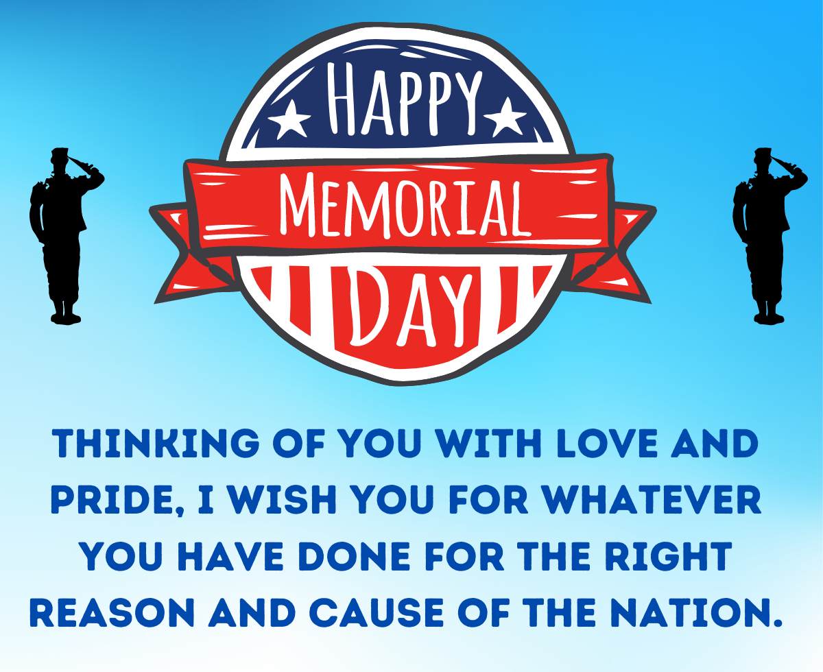 Memorial Day Thank You Quote Photo